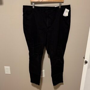Old Navy Black Skinny Jeans with Distressed Knees